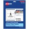 Avery Glossy Clear Rectangle Labels with Sure Feed, 2-1/3" x 3-3/8"